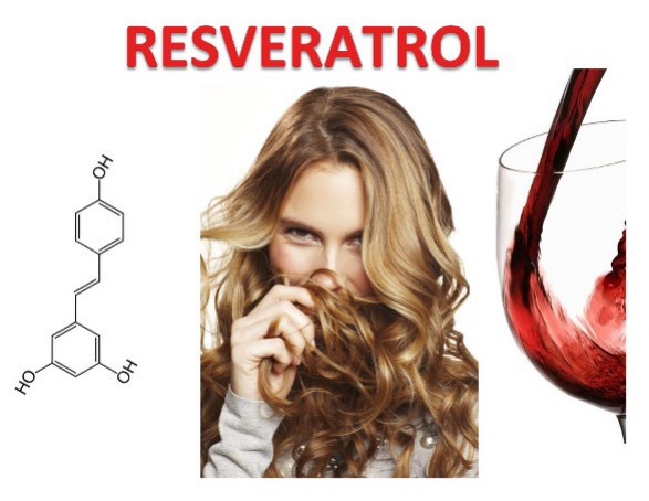 Resveratrol for hair growth